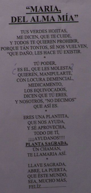 Mar�a, del alma m�a