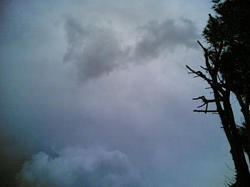 El cielo est� encapotado...