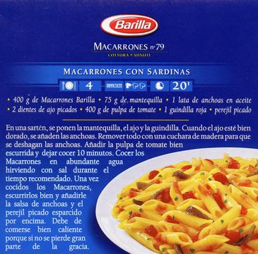 Macarrones con sardinas, con anchoas mejor :P