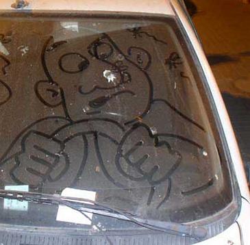 Me ha cagado una paloma en la nariz