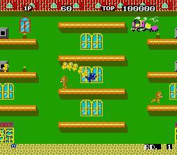 Captura de una pantalla de Flicky