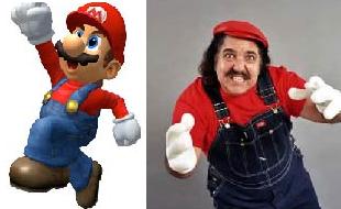 Super Mario Bros. y Ron Jeremy