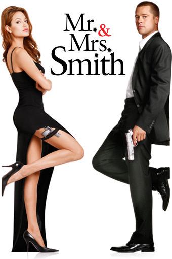 Cartel de Mr. and Mrs. Smith