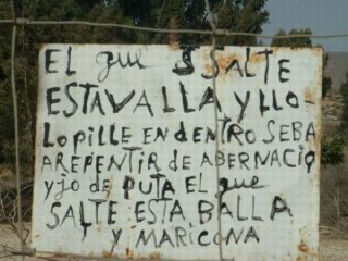 Que mala hostia gasta el t�o...